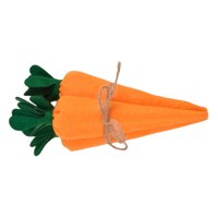 Magideal - 3 Adornos De Zanahoria De Pascua Falsos, Suministros De Utilería Para Juegos De Simulación, Manualidades, Regalos De Bricolaje, Juguete De Conejo De 7 Naranja