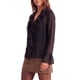 thumbnail image 4 of INSPIRE CHIC Camisa de Mujer con Volantes y Botones Manga Larga Escote en V Profundo Talla Mediana Negro, 4 of 6