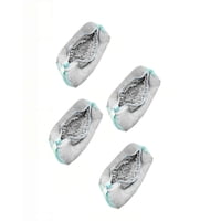 Genérico - Set De 4 Bolsas Con Cremallera Ykk Para Lavar Zapatos Color Gris 02