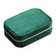 thumbnail image 3 of Caja De Almacenamiento De Joyas Caja De Almacenamiento De Viaje Vitrina Para Anillos Relojes Tachuelas Verde, 3 of 5