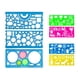 thumbnail image 4 of Juego De Plantillas De Dibujo De 7 Piezas Transparentes En Forma Múltiple Para Medir En La Oficina Niños Niñas, 4 of 5