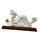 thumbnail image 2 of Figura De Dragón Chino, Adorno, Estatua De Dragón Chino Para Dormitorio, Estantería, Base De Madera De Celadón, 2 of 5