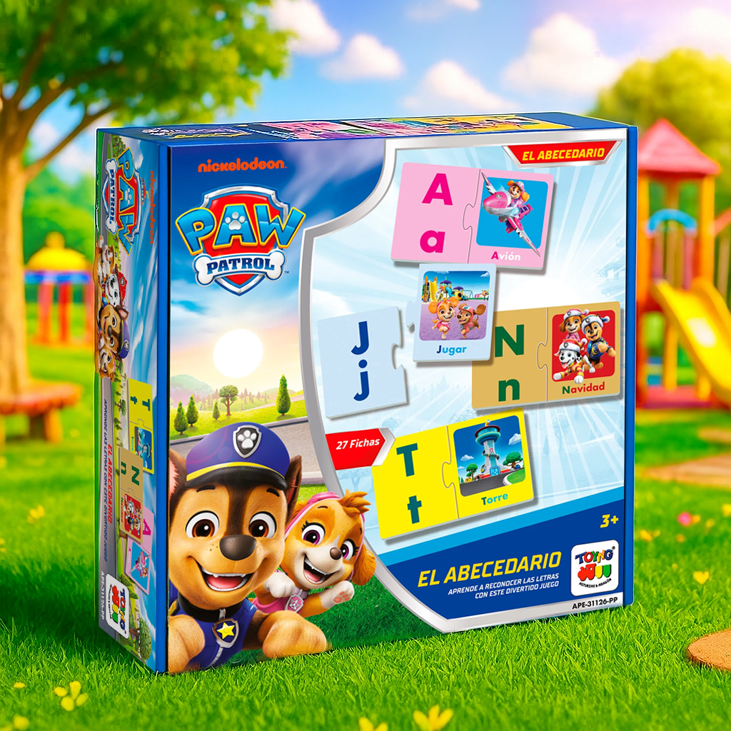 Toyng - Juego De Mesa Abecedario - Paw Patrol