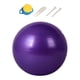 thumbnail image 3 of Pelota De Ejercicio Para Pilates, Entrenamiento Para Mujeres Y Hombres, Incluye Inflador Y Soporte Para La Espalda, Color Violeta, 65 Cm, 3 of 5