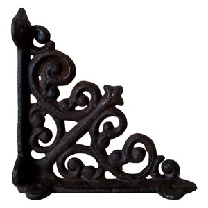 Magideal - Soporte De Estante De Hierro , Soportes Fijos Para Montaje En Muebles, Soporte Fijo Para Estantes De Pared, Soporte Para Estantes De Servicio