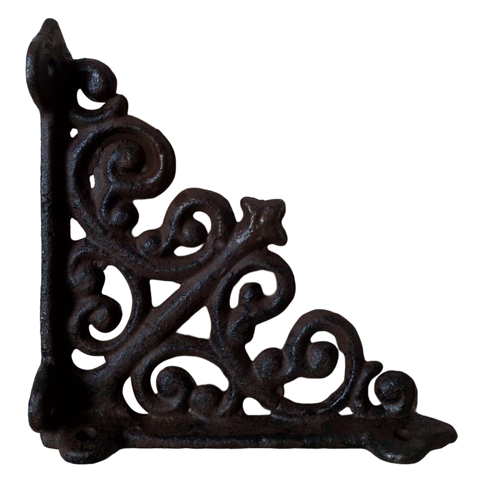 Magideal - Soporte De Estante De Hierro , Soportes Fijos Para Montaje En Muebles, Soporte Fijo Para Estantes De Pared, Soporte Para Estantes De Servicio