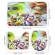 thumbnail image 3 of Plantas contra zombis-theme 4-Piece Shower Curtain Set with Rugs, Waterproof Bathroom Decor Set Includes Bath Mat, U-Shaped Rug, Toilet Lid Cover and Curtain with Hooks, 3 of 6