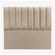 thumbnail image 2 of Base de cama europea 1.5 plaza 105x200 con Respaldo Felpa Beige, 2 of 3
