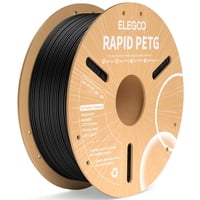 Filamento Para Impresora 3D Elegoo Rapid Petg 1.75 Mm Negro 1 Kg