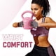 thumbnail image 3 of Kettlebell Yes4All 5-12 kg Entrenamiento de Fuerza para Mujeres Rosa, 3 of 7
