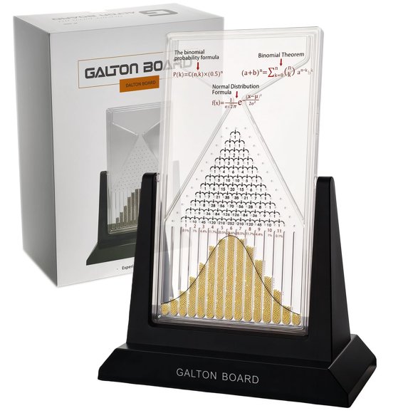 Tablero de Galton Dimind 32 cm Modelo de Probabilidad con 17 500 Esferas Metálicas