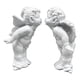 thumbnail image 2 of Estatua Pareja de Ángeles Nórdico Duradera Obra Fina Jhn, 2 of 3