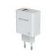 thumbnail image 1 of Cargador Cr25, Conector Usb-a Y Usb-c, Incluye Cable Usb-c A Lightning, 30w, Color Blanco, 1 of 3