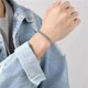 thumbnail image 2 of Pulsera Doble Acero Quirúrgico Hombre Moda 2019 Il, 2 of 3