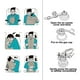 thumbnail image 4 of Almohada de viaje inflable para avión, almohada de aire inflable para el cuello para dormir y evitar el dolor de cuello., 4 of 5