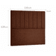 thumbnail image 2 of Respaldo 1.5 Plazas Café Tapizado Premium Felpa | Diseño Moderno LORE SPA, 2 of 2