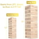 thumbnail image 3 of Bloque apilable Giant Tumble Tower Game Aivalas de madera de 4.2 pies, 3 of 7