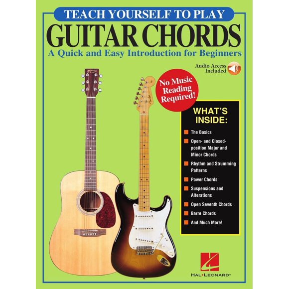 Acordes de Guitarra Hal Leonard – Principiantes – Tablatura + Audio