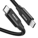 thumbnail image 1 of Cable USB C a USB C 3.1 Gen 2, 10 Gbps, transferencia de datos, 100 W PD, 1 of 7