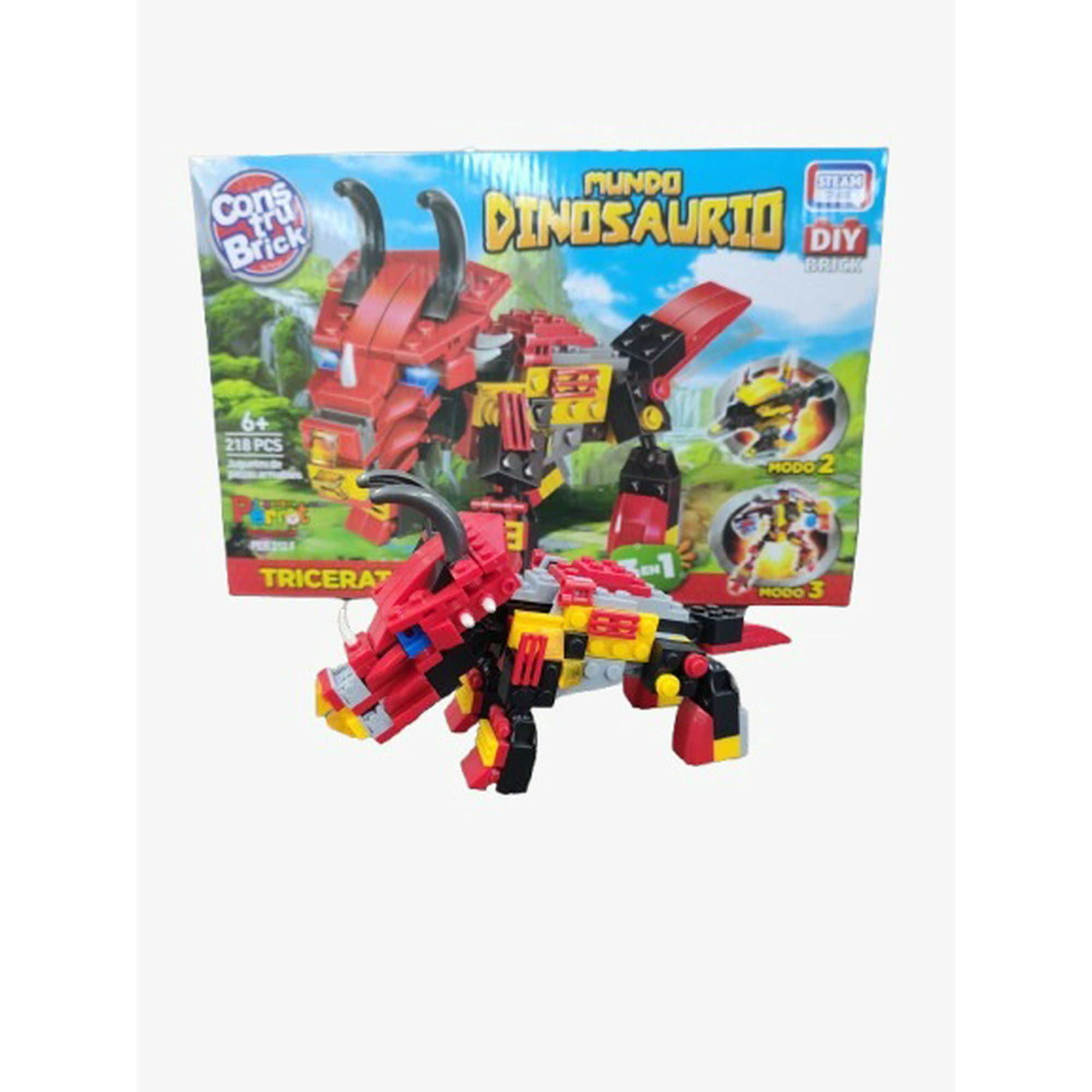 Juguetes Perrot - Construbrick Mundo Dinosaurio Triceratops