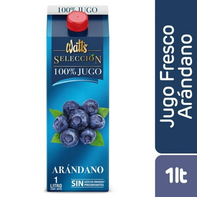 Jugo Natural Arándano 1 L Watts