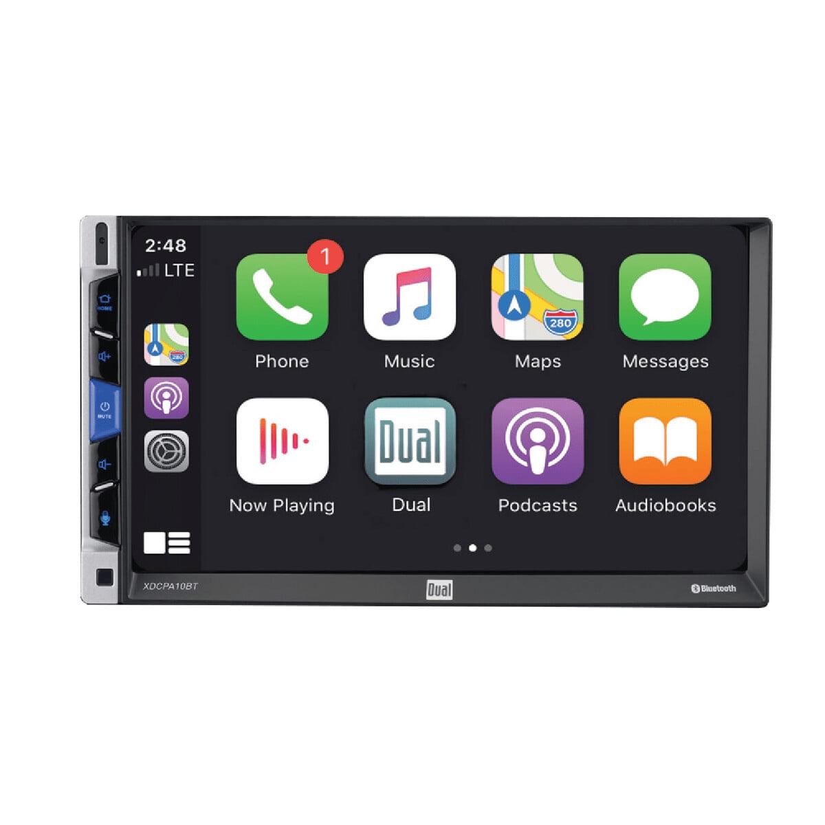 Estareo Auto Dual Xdcpa10bt 7 Tactil Carplay Android Auto Bluetooth Double Din