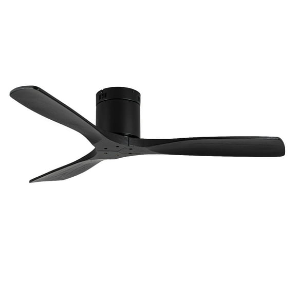 Ventilador de Terraza Anwo Brezza de Madera Color Negro ZVTM-B