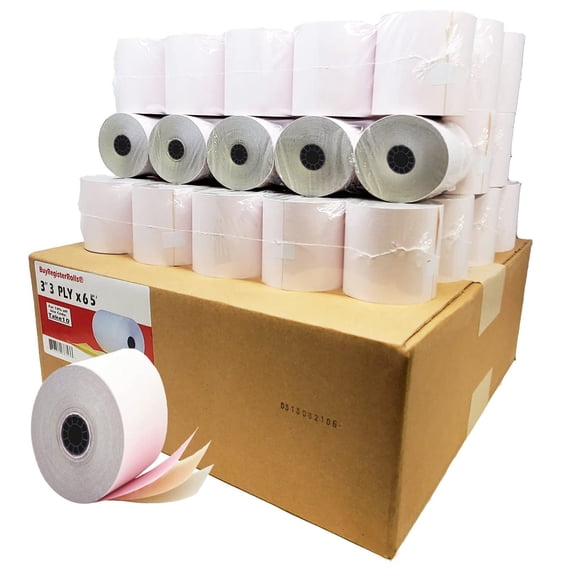 Papel de Cocina BuyRegisterRolls 3 capas 7,6 cm x 20 m 50 Rollos