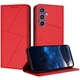 thumbnail image 1 of Funda Cartera Magnética para Samsung Galaxy S23 FE Protección Antichoque con Ranuras Rojo, 1 of 6