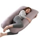 thumbnail image 1 of Almohada para embarazadas, almohada en forma de U desmontable y lavable, cojín grande, almohada de cintura, 1 of 5