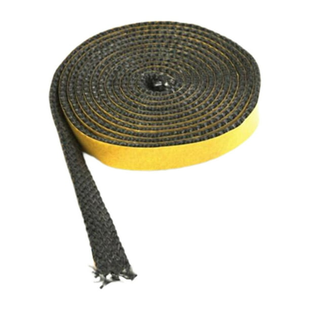 Cinta Para Juntas De Estufas, Cordón De Junta Plana De Fibra De Vidrio Para Estufas De Puertas Y Ventanas, 3mm X 12mm X 2,5m
