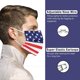 thumbnail image 3 of Mascarillas desechables Borje Patriotic, 3 capas, bandera de EE. UU., 50 unidades, 3 of 7