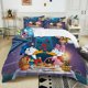 thumbnail image 1 of Donald Duck Daisy Cartoon Bedding Duvet Cover Soft Polyester 3D Digital Printing Bedroom Decoration Gift Bed Sheets, 1 of 5