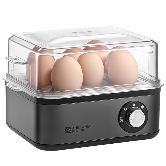 Cocedor de huevos eléctrico Annie & Mia Design para 8 huevos, capacidad 500 W