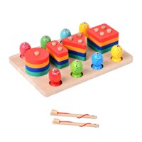 Bothyi - El Juguete Apilable Clasificador De Madera Desarrolla Habilidades Motoras Finas Para Niños Pequeños Estilo A