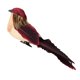 thumbnail image 2 of Colores Plumas artificiales Espuma Aves con pinza Jardín Decoración árbol Rojo vino, 2 of 5