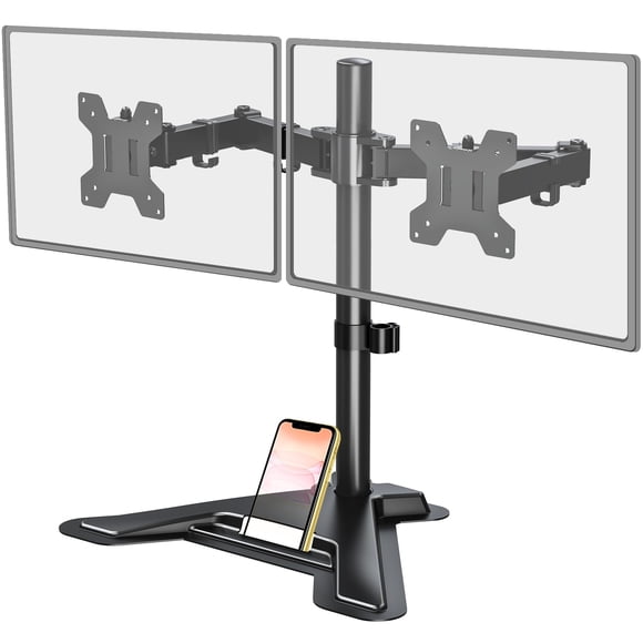 Soporte para dos monitores MOUNT PRO Full Motion de 27 pulgadas y 8 kg