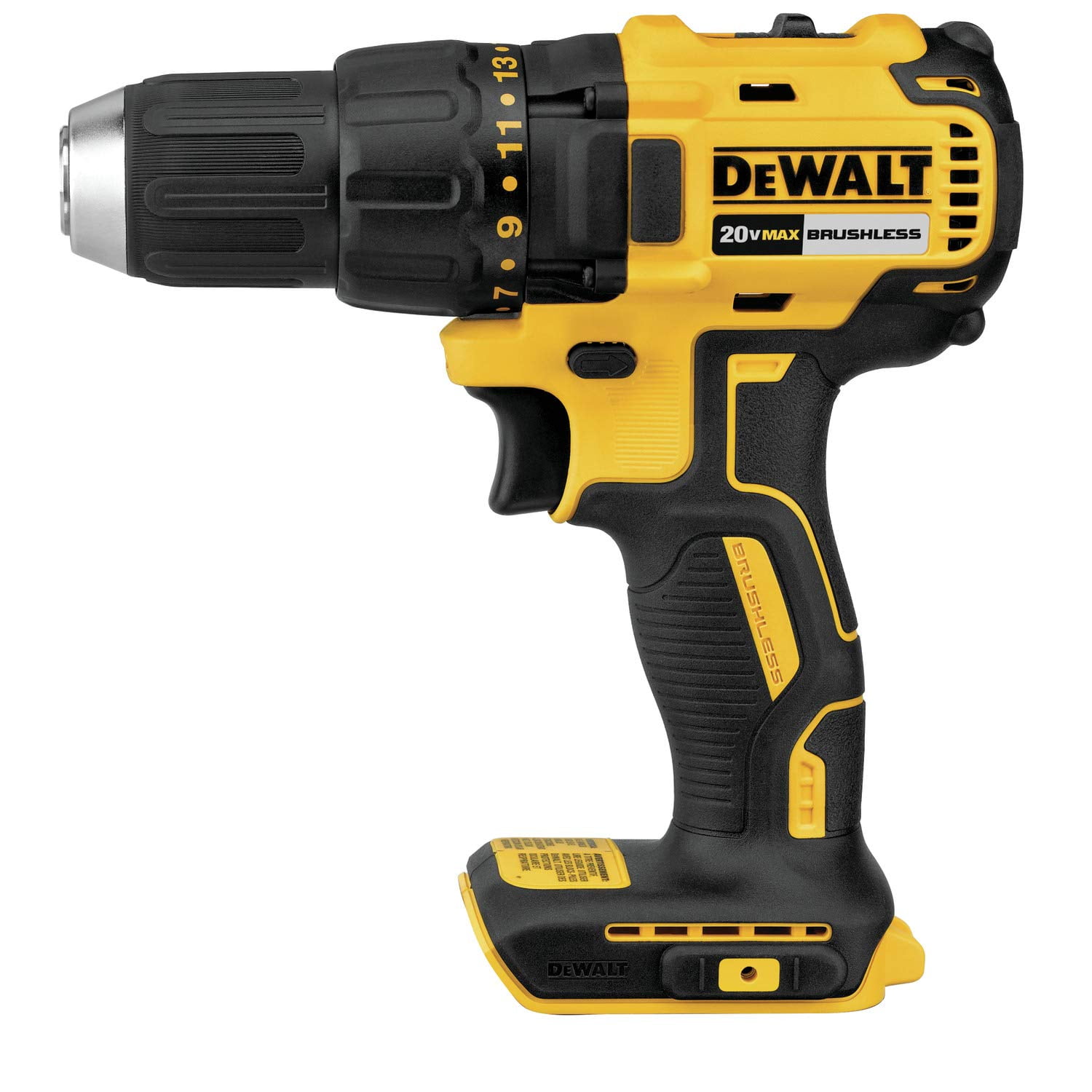 Taladro Inalámbrico Dewalt De 20 V Como Máximo, Solo Herramienta De 1/2 Pulgada (dcd777b)