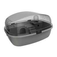 Ioensy - Jaula Grande Para Hámster, Hábitat Transpirable Para Hámster, Para Jerbos, Conejitos, Planeadores Del Azúcar, Gris