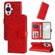thumbnail image 5 of Funda tipo cartera FOXDOCK para Huawei Nova 11 Pro , diseño girasol en relieve, cuero PU, cierre magnético, soporte y tarjetero, 5 of 5