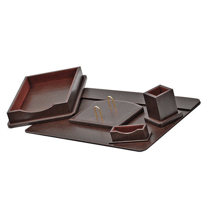 Muebles Santa Ana - Set Escritorio 5 Piezas Café