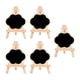 thumbnail image 4 of 5 Piezas De Letreros De Boda De Pizarra De Madera Con Soportes Para Café Nube De Cumplea?os, 4 of 5