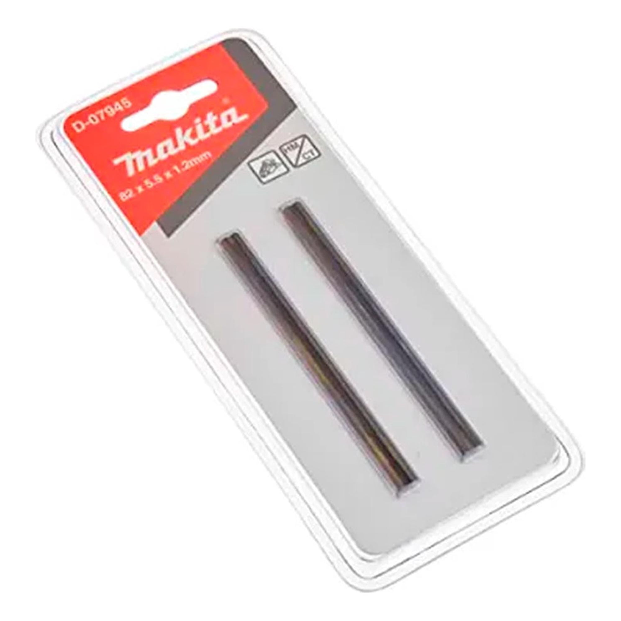 Makita - Cuchillo Cepillo 82 Mm. Mini, Carburo De Tungsteno 1902, 192 Gris