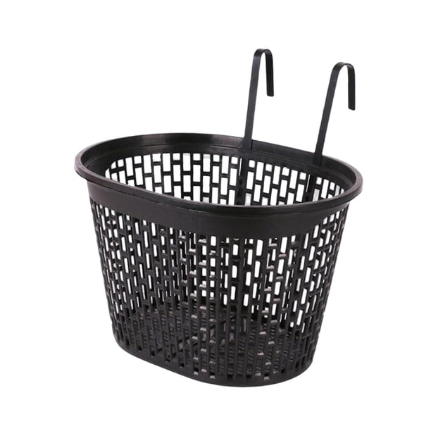 Práctica cesta para bicicleta, caja de almacenamiento desmontable, fácil de instalar, portabicicletas, cesta delantera duradera para bicicleta, adorno
