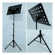 thumbnail image 3 of Atril De Partitura Con Tripode Regulable Y Pleglable Negro, 3 of 7