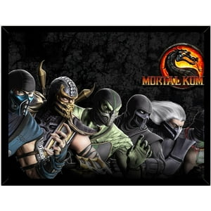 Genérico - Cuadro Decorativo Mortal Kombat Medidas 30X40 Cm