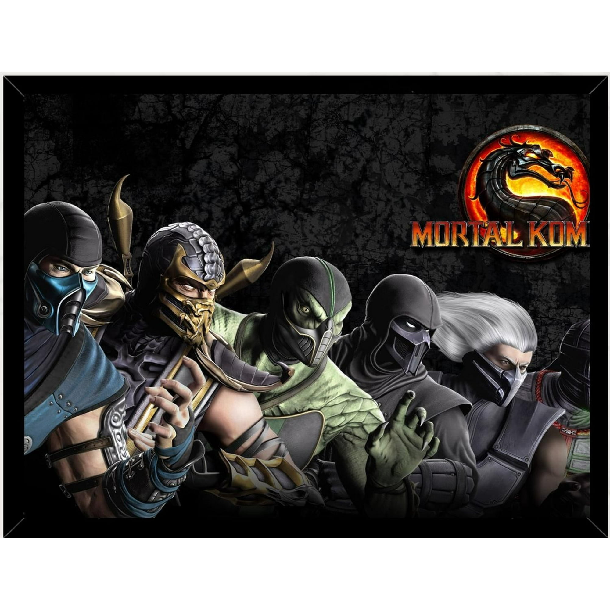 Genérico - Cuadro Decorativo Mortal Kombat Medidas 30x40 Cm