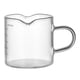 thumbnail image 2 of Café De Vidrio Que Mide La Copa De Leche Doble Boca Y Escala De Vino Taza De Onza De Café 75ml, 2 of 5