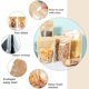 thumbnail image 4 of Bolsas de alimentos lucpur 150 unidades 12 × 20 cm papel kraft Mylar, 4 of 9