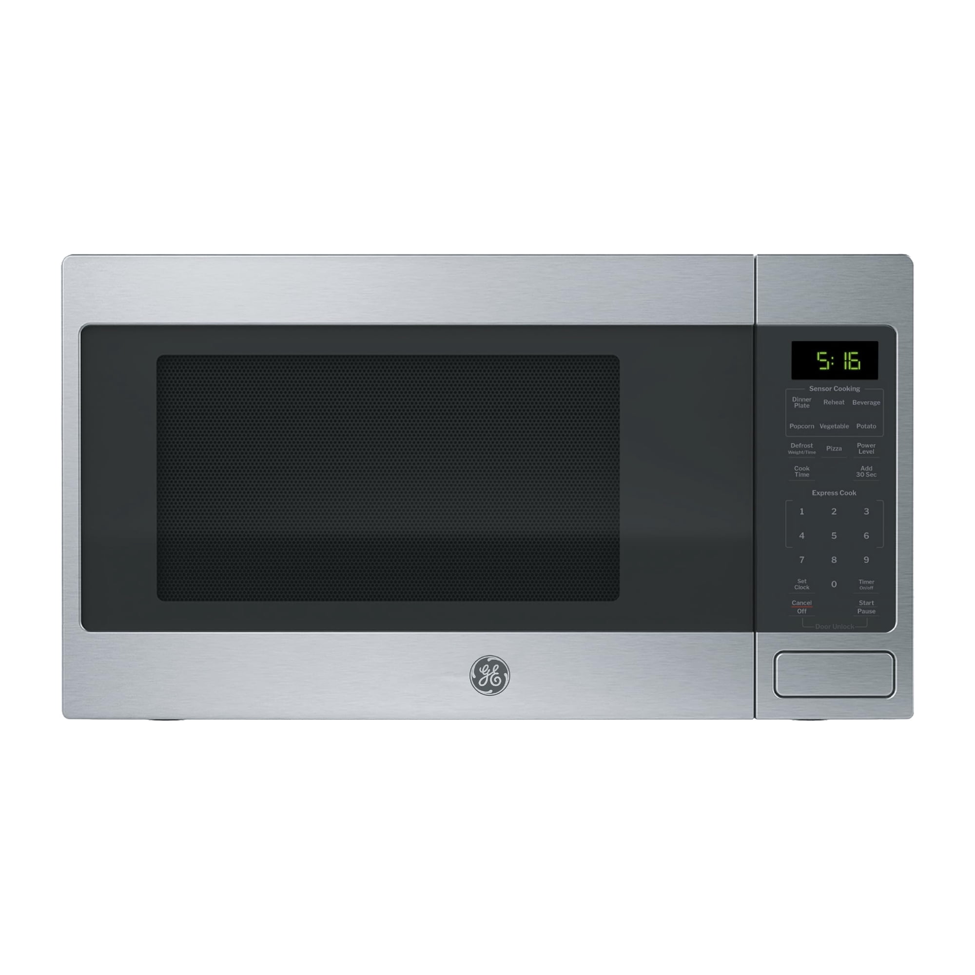 Horno Microondas Ge Countertop De 1.6 Pies Cúbicos, 1150 W, Con 8 Juegos De Cocina